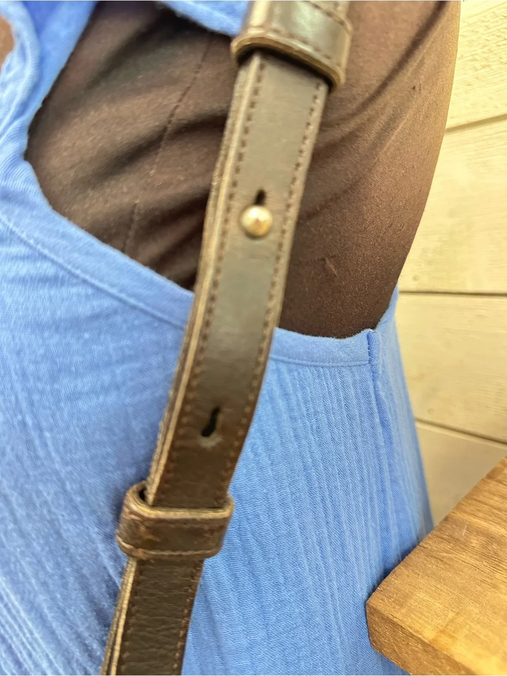 Vintage Coach 9457 Brown Full Grain Leather Slim Crossbody Bag USA Made